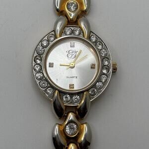 Vintage gold silver mens watch